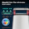 Hls Commercial 21 Gal/ 80 Liter Rectangular Stainless Steel Open Top Compost Bin w/ Wheels and Dual Odor Filters HLS21UOTMCOP - alternate 5